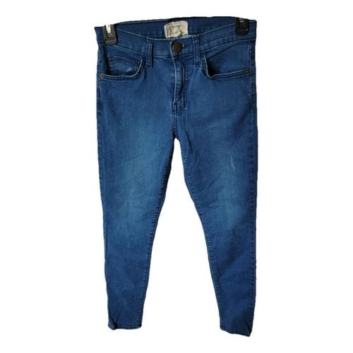 Pre-owned Current Elliott Jeans In Blue