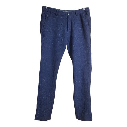 Pre-owned Scotch & Soda Trousers In Navy