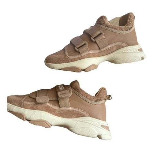 Pre-owned Dior D-wander Trainers In Beige