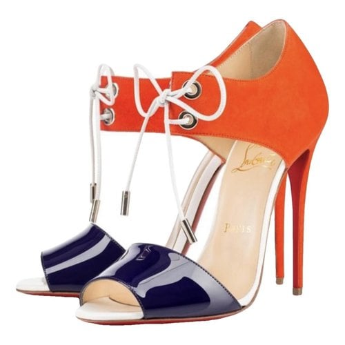 Pre-owned Christian Louboutin Patent Leather Heels In Multicolour