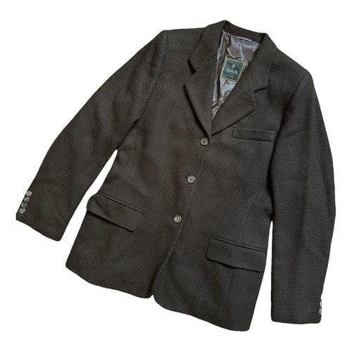 Pre-owned Isaia Wool Blazer In Brown