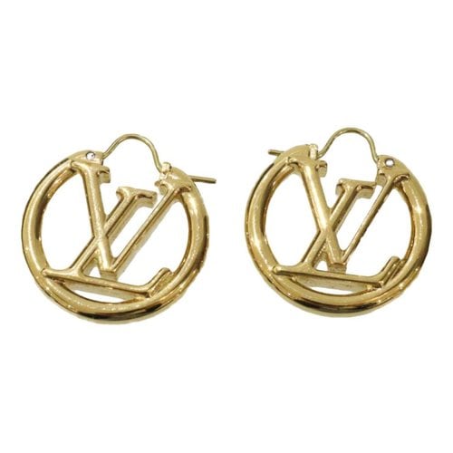 Pre-owned Louis Vuitton Yellow Gold Earrings