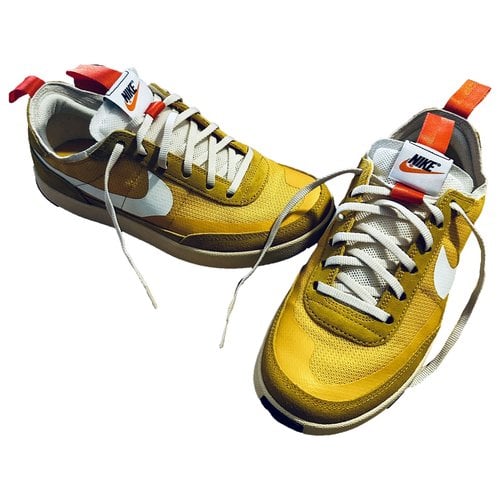 Pre-owned Nike X Tom Sachs Cloth Low Trainers In Yellow