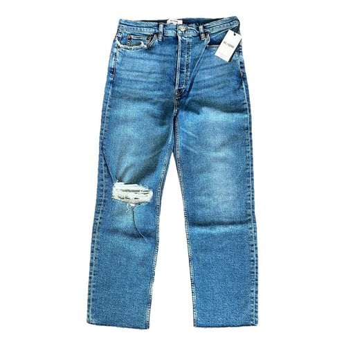 Pre-owned Re/done Jeans In Blue