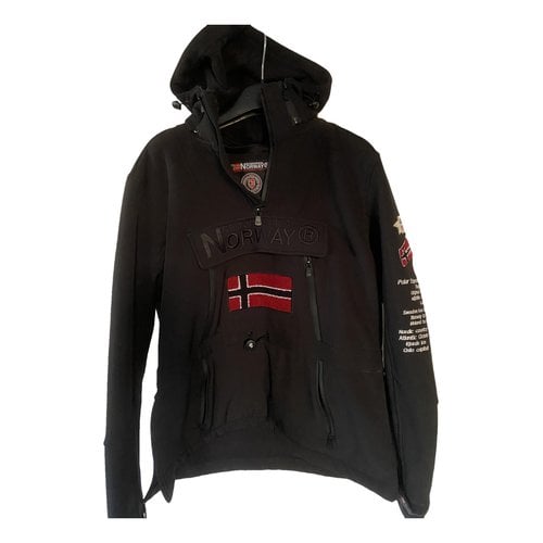 Pre-owned Geographical Norway Jacket In Black