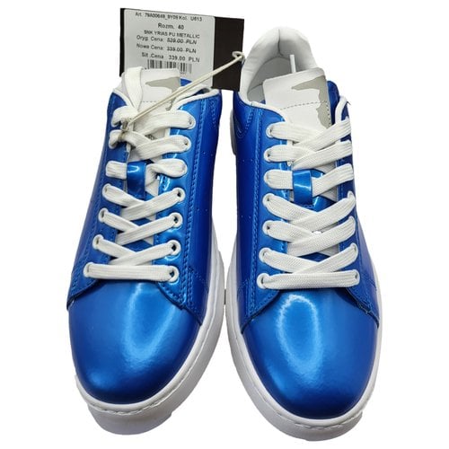 Pre-owned Trussardi Lace Ups In Blue