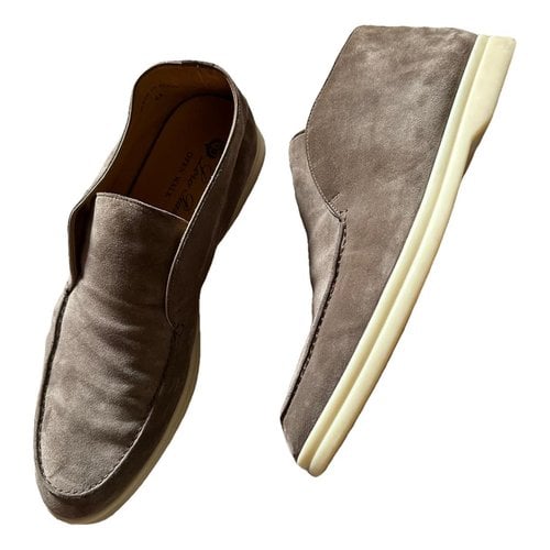 Pre-owned Loro Piana Flats In Brown