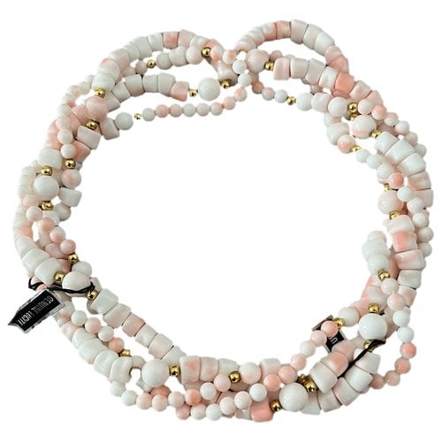 Pre-owned Kenneth Jay Lane Necklace In Pink