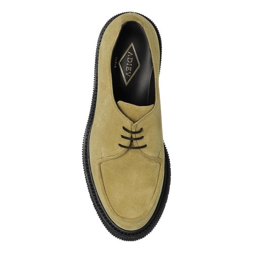 Pre-owned Adieu Leather Lace Ups In Camel