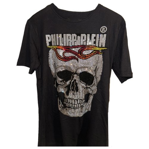 Pre-owned Philipp Plein T-shirt In Black