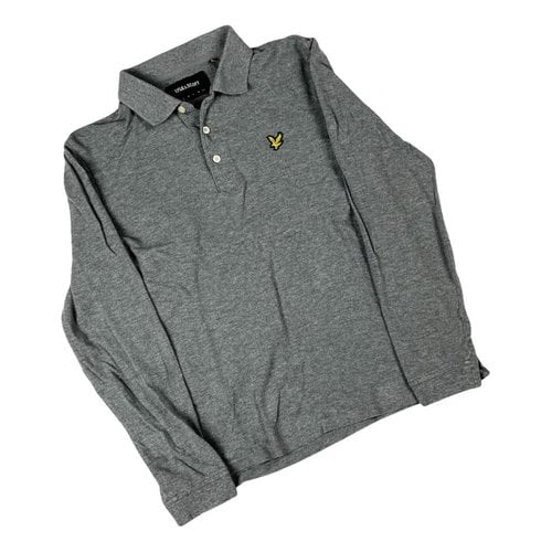 Pre-owned Lyle & Scott Polo Shirt In Grey
