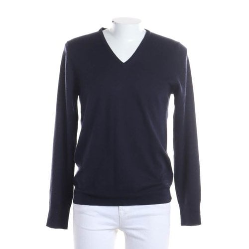Pre-owned Burberry Cashmere Pull In Blue