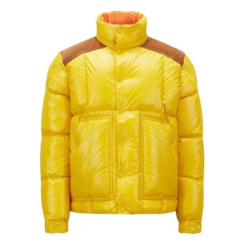 Pre-owned Moncler Vest In Yellow