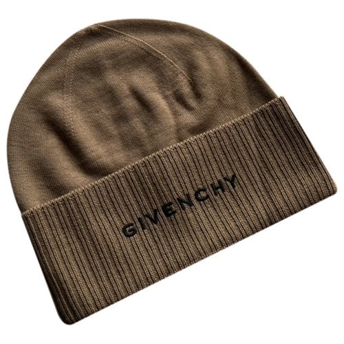 Pre-owned Givenchy Wool Hat In Brown