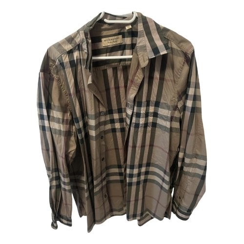 Pre-owned Burberry Shirt In Beige