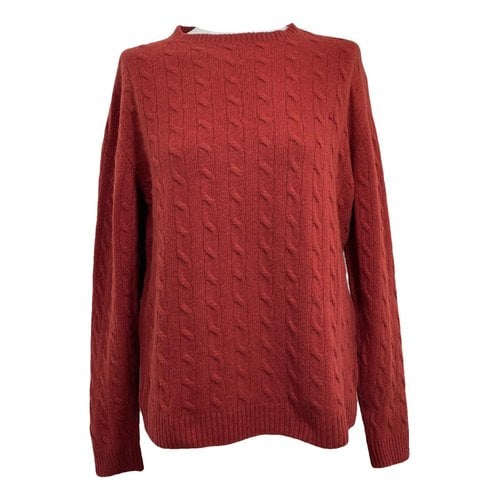 Pre-owned Burberry Wool Jumper In Red