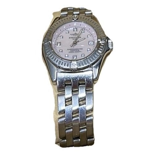 Pre-owned Breitling Watch In Grey
