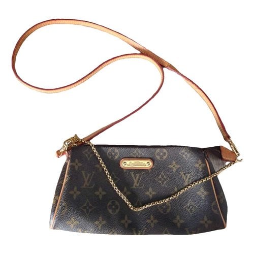 Pre-owned Louis Vuitton Eva Cloth Handbag In Brown