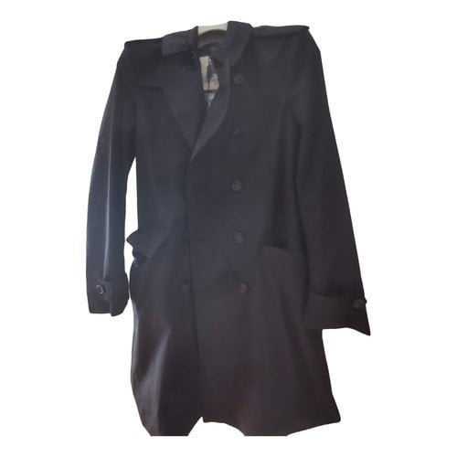 Pre-owned Burberry Trench In Black
