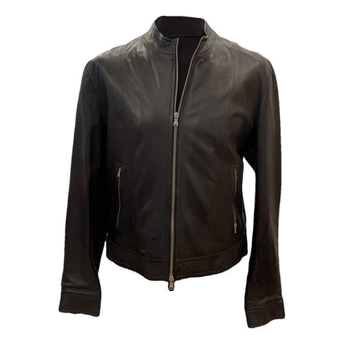 Pre-owned Hemisphere Leather Jacket In Black