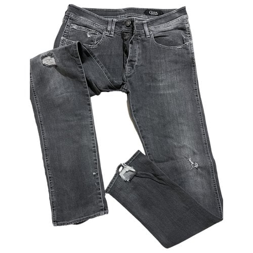 Pre-owned Cycle Slim Jean In Grey