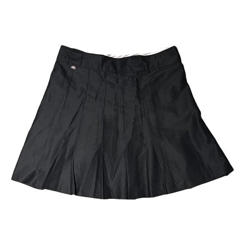 Pre-owned Dickies Mini Skirt In Black