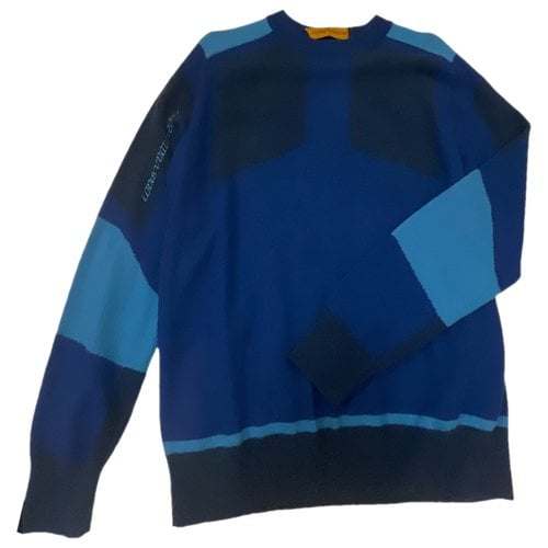 Pre-owned Louis Vuitton Wool Sweatshirt In Blue
