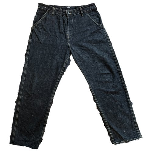 Pre-owned Jacquemus Straight Jeans In Black