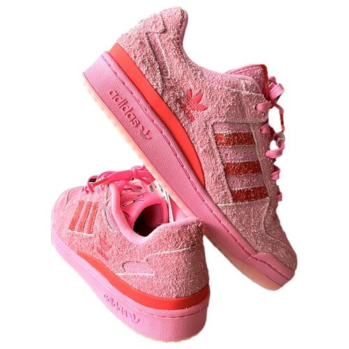 Pre-owned Adidas Originals Lace Ups In Pink