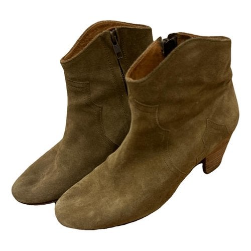 Pre-owned Isabel Marant Étoile Boots In Beige