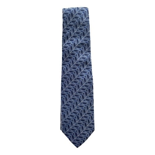 Pre-owned Turnbull & Asser Silk Tie In Blue