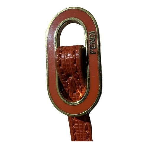 Pre-owned Fendi Leather Bracelet In Other