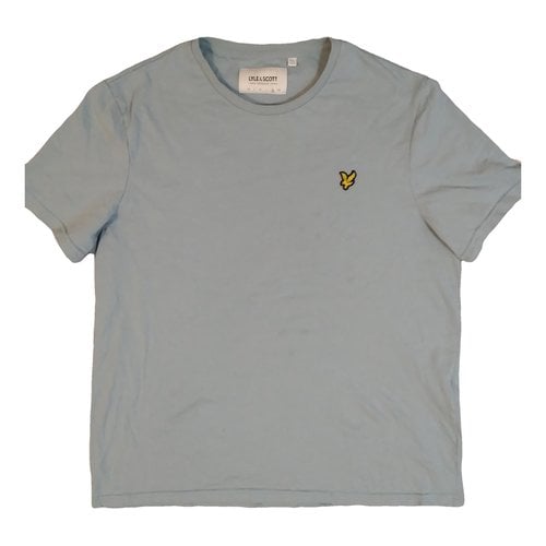 Pre-owned Lyle & Scott T-shirt In Turquoise