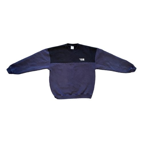 Pre-owned Vetements Sweatshirt In Blue