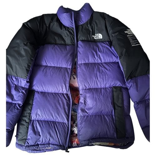 Pre-owned The North Face Puffer In Purple
