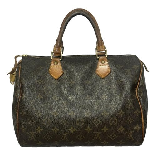 Pre-owned Louis Vuitton Speedy Leather Handbag In Other