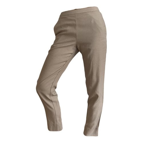 Pre-owned Maison Margiela Straight Pants In Grey