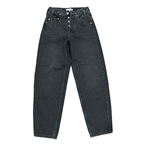 Pre-owned Re/done Jeans In Black