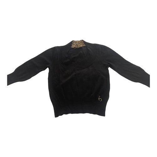 Pre-owned Roberto Cavalli Wool Jumper In Black