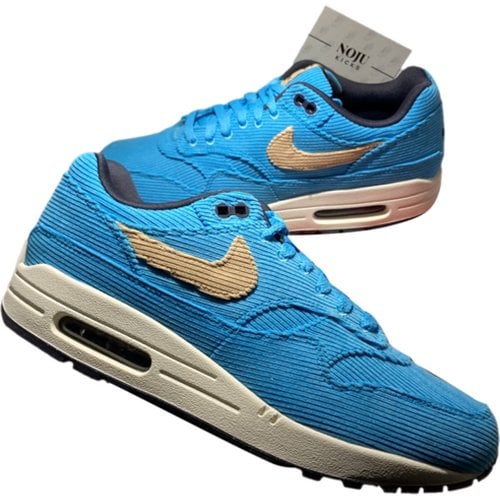 Pre-owned Nike Air Max 1 Low Trainers In Blue