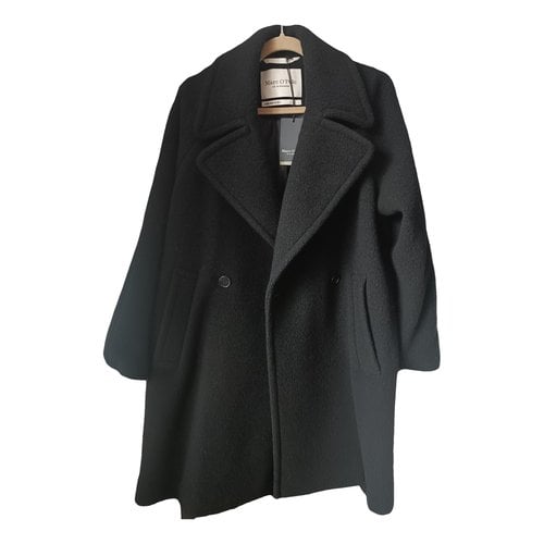 Pre-owned Marc O'polo Wool Coat In Black
