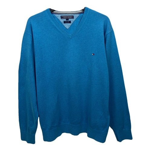 Pre-owned Tommy Hilfiger Pull In Blue