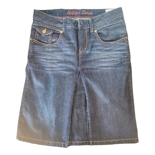 Pre-owned Tommy Hilfiger Skirt In Blue