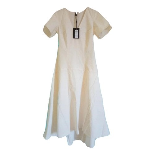 Pre-owned Y.a.s. Maxi Dress In White