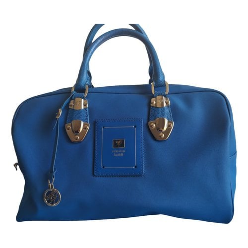 Pre-owned Piero Guidi Handbag In Blue