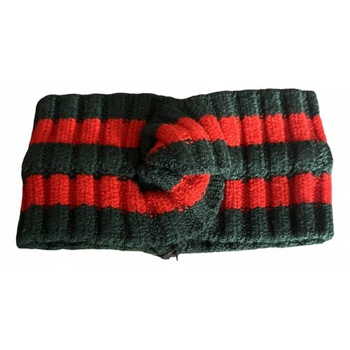 Pre-owned Gucci Wool Beanie In Green