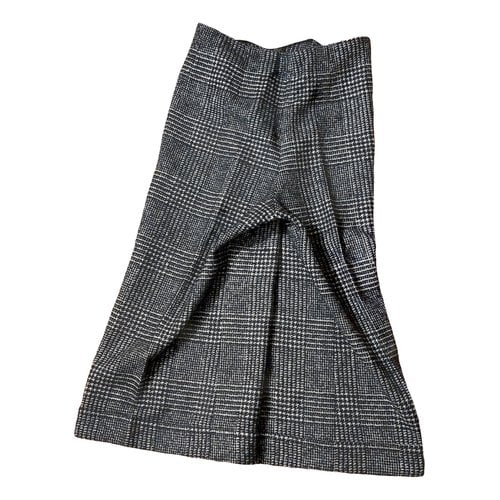 Pre-owned Seventy Wool Large Pants In Grey
