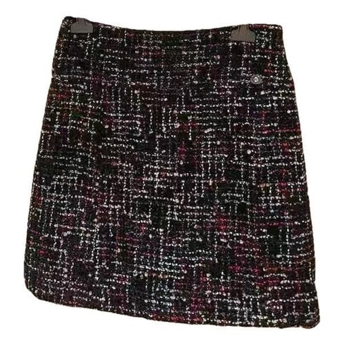 Pre-owned Chanel Wool Mid-length Skirt In Multicolour