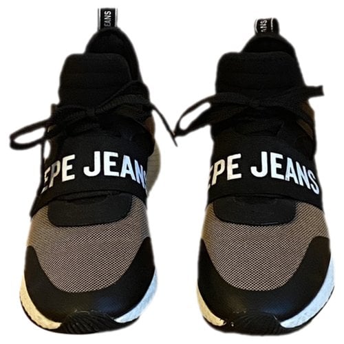 Pre-owned Pepe Jeans Cloth Trainers In Black