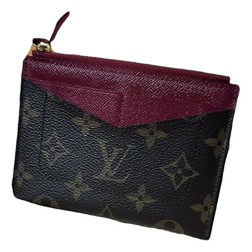 Pre-owned Louis Vuitton Zippy Cloth Card Wallet In Pink